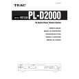 TEAC PLD2000 Manual de Usuario