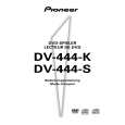 PIONEER DV-444-S/WYXK Manual de Usuario