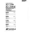 SANSUI RZ-3500 II Manual de Usuario