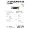 SONY CDX-SW200 Manual de Servicio