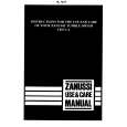 ZANUSSI TD61 Manual de Usuario