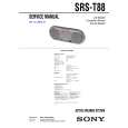 SONY SRS-T88 Manual de Servicio