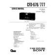 SONY CFD-777 Manual de Servicio