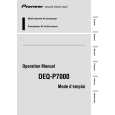 PIONEER DEQ-P7000 Manual de Usuario