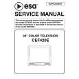 ESA CEF420E Manual de Servicio
