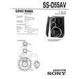 SONY SS-D55AV Manual de Servicio