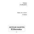 ARTHUR MARTIN ELECTROLUX TE0016N-WITHOUTPLUG Manual de Usuario