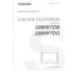 TOSHIBA 28MW7DG Manual de Servicio