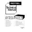 ROTEL RT-1024 Manual de Servicio