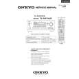 ONKYO TXSR702 Manual de Servicio