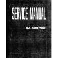 YAMAHA CA500 Manual de Servicio