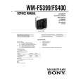 SONY WM-FS400 Manual de Servicio