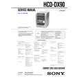 SONY HCD-DX90 Manual de Servicio