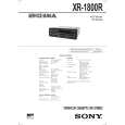 SONY XR1800R Manual de Servicio