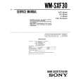 SONY WMSXF30 Manual de Servicio