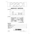 YAMAHA P2201 Manual de Servicio