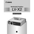 CANON LV-X2 Manual de Usuario