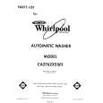 WHIRLPOOL CA2762XSW5 Catálogo de piezas