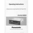 PANASONIC CQR215SEW Manual de Usuario