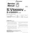 PIONEER S-VS600V/XJI/E Manual de Servicio