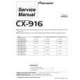 PIONEER CX916 Manual de Servicio