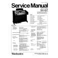 TECHNICS SX-G7 Manual de Servicio