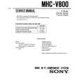 SONY MHC-V800 Manual de Servicio