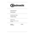BAUKNECHT ES3482/2482WS Manual de Usuario