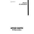 ARTHUR MARTIN ELECTROLUX ASF651W Manual de Usuario