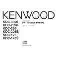 KENWOOD KDC-226 Manual de Usuario