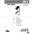 SONY SRF4 Manual de Servicio