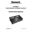 NUMARK CD MIX-1 Manual de Usuario