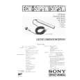 SONY ECM-50PBW Manual de Servicio
