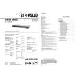 SONY STR-KSL60 Manual de Servicio
