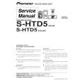 PIONEER X-HTD5/DBDXJ/RC Manual de Servicio