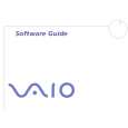 SONY PCG-GRT895MP VAIO Software Manual