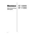 BLOMBERG GT10000 Manual de Usuario