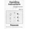 PANASONIC ES113P Manual de Usuario