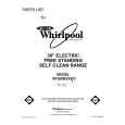 WHIRLPOOL RF360BXXW3 Catálogo de piezas