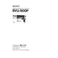SONY BVU-900P Manual de Usuario