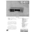 SONY TC-K777 Manual de Servicio