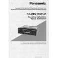 PANASONIC CQDPX105EUC Manual de Usuario