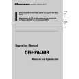 PIONEER DEH-P6400R Manual de Usuario
