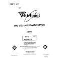 WHIRLPOOL MW3601XW1 Catálogo de piezas