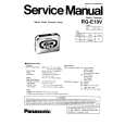 PANASONIC RQ-E10V Manual de Servicio