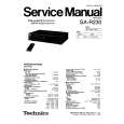 TECHNICS SAR230 Manual de Servicio