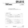 SONY CFD-J511S Manual de Servicio