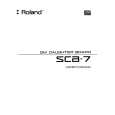 ROLAND SCB-7 Manual de Usuario