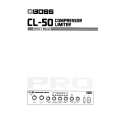 BOSS CL-50 Manual de Usuario