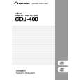 PIONEER CDJ-400/WAXJ5 Manual de Usuario
